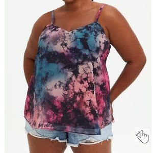 SOPHIE - MULTI TIE DYE CHIFFON SWING CAMI